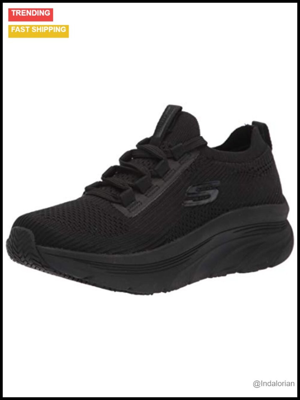 Skechers Work Relaxed Fit D'lux Walker Slip-On Sneakers Memory Foam EH Slip
